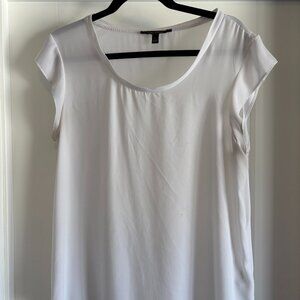 Banana Republic White chiffon top
